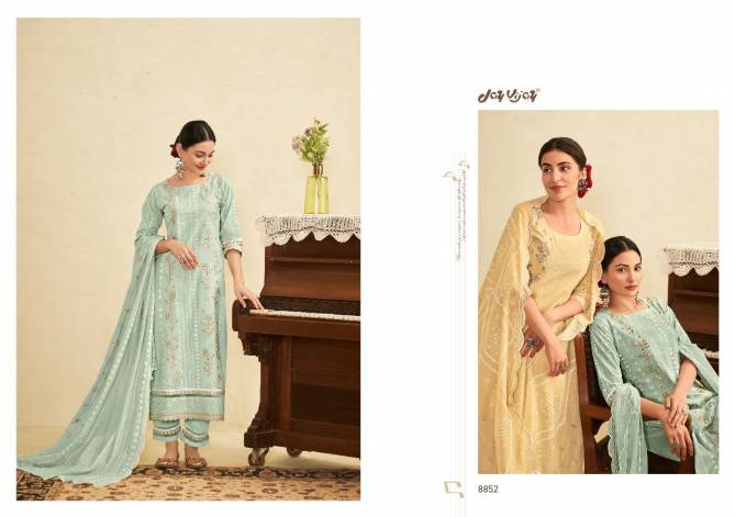 Sargam By Jay Vijay Embroidery Khadi Cotton Salwar Suits Wholesale Clothing Suppliers In India